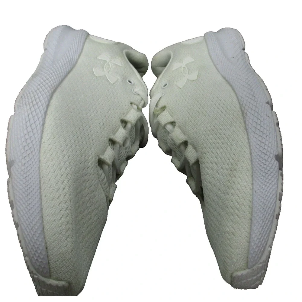 Under Armour Charged Pursuit White Shoes Running White Womens Sz 8